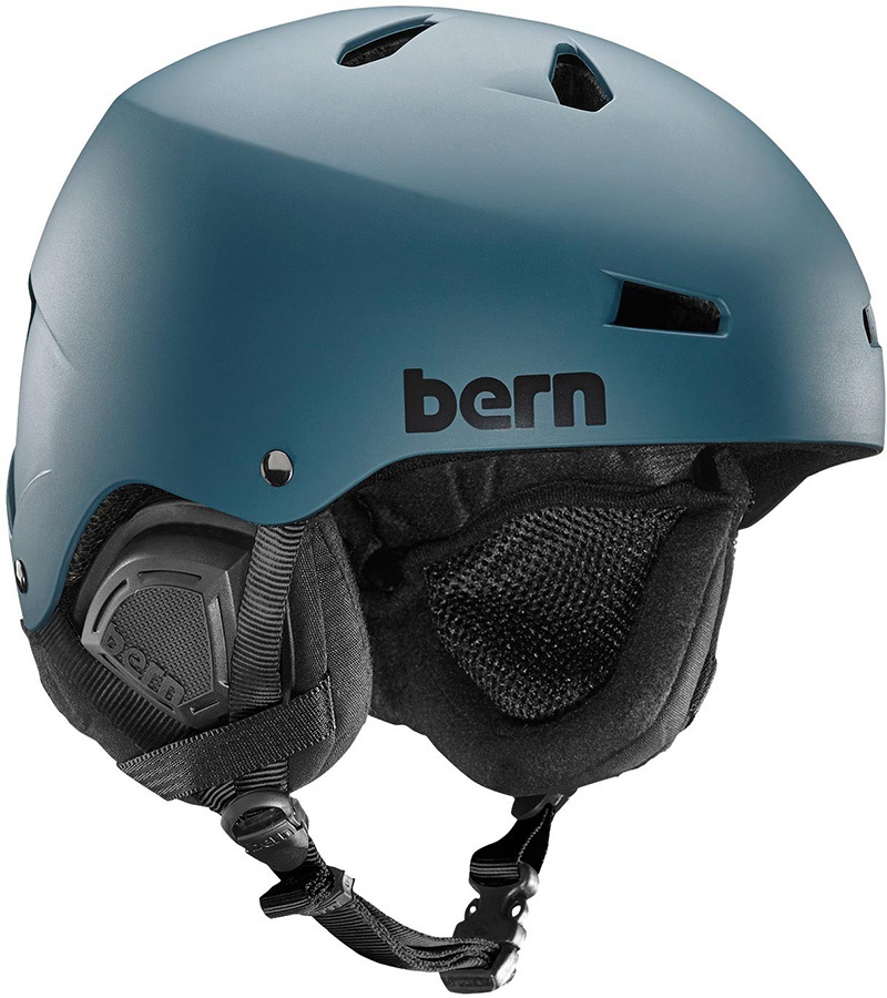 Bern Macon EPS Winter Ski/Snowboard Helmet, SM, Matte Muted Teal